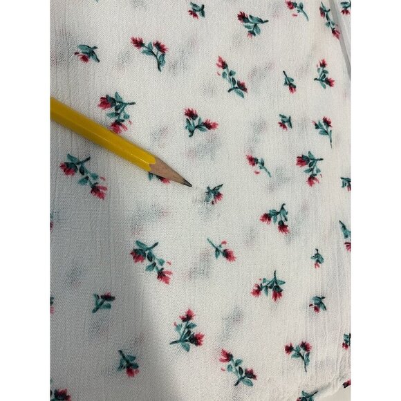 Floral Print White Dress - Picture 7 of 9